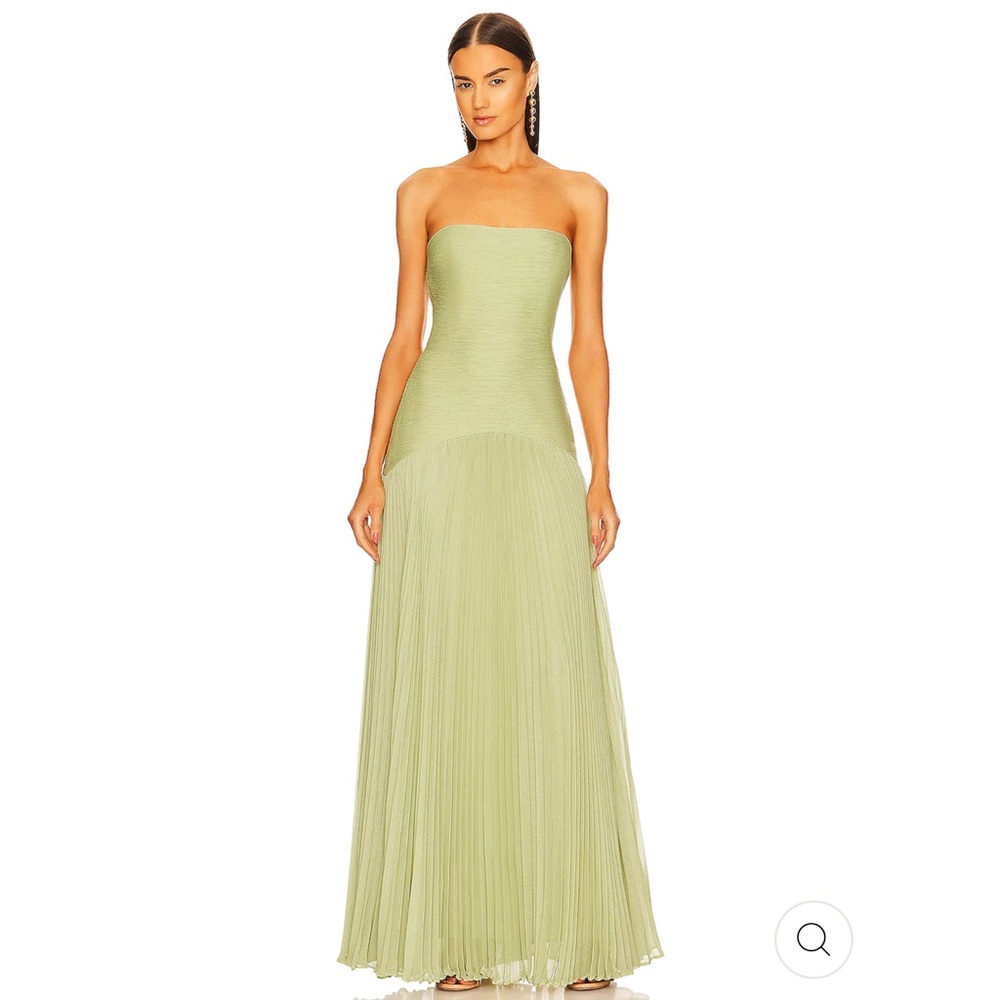 Green Strapless Maxi dress - never worn before - perfect condition! Size Small.